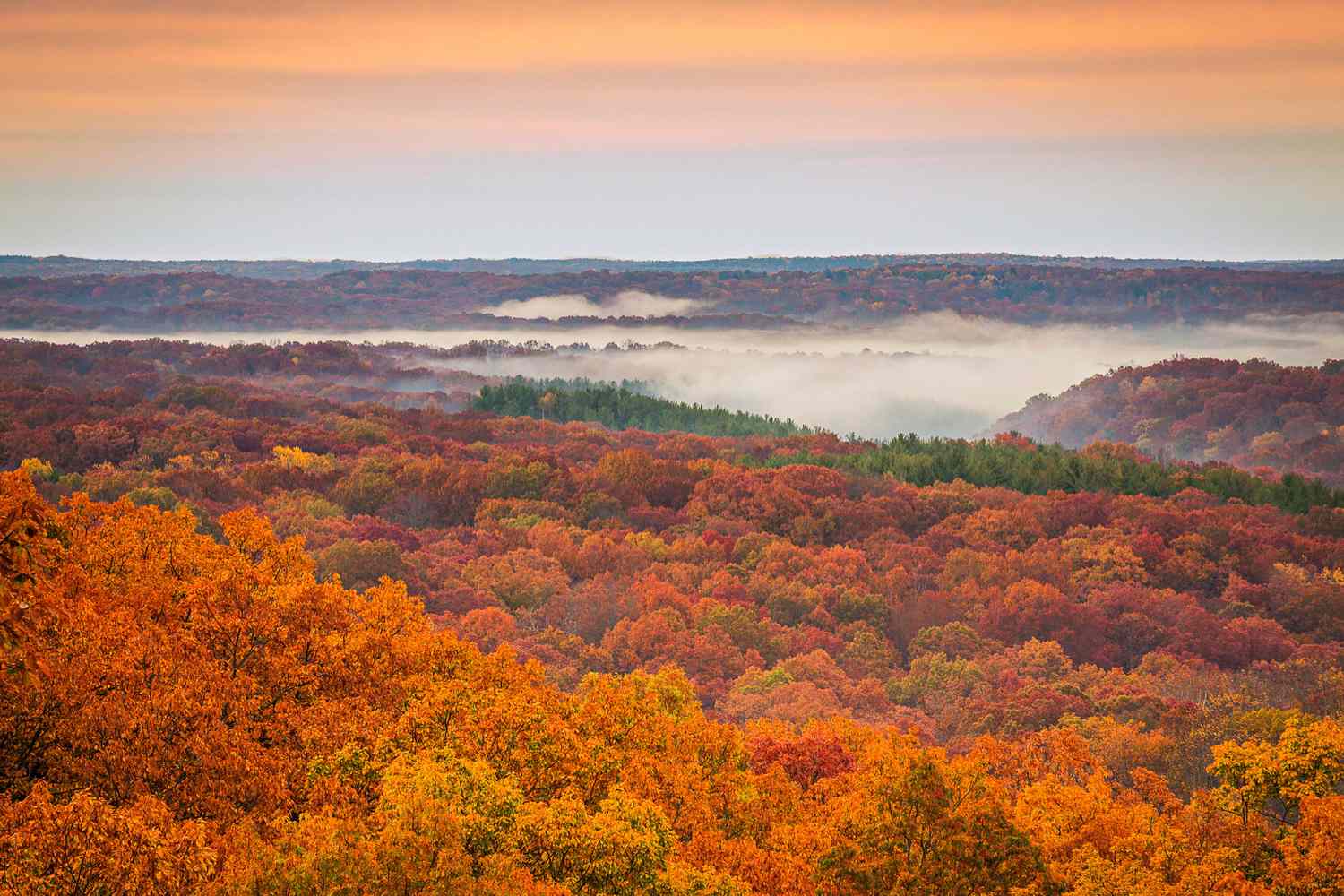 Brown County Autumn Landscape